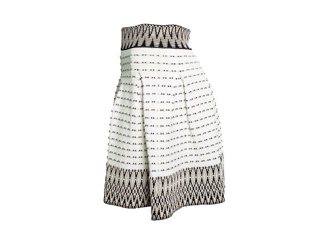 Falda jacquard blanca Maje, Jiselle Blanco - vista 2