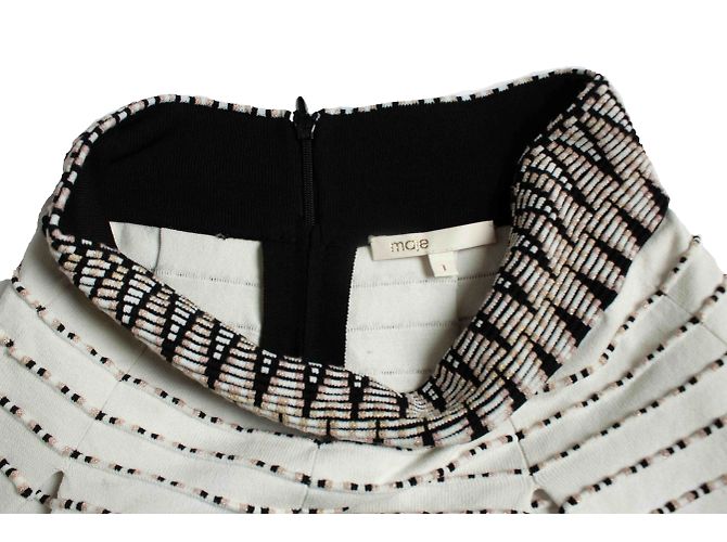 Falda jacquard blanca Maje, Jiselle Blanco - vista 6