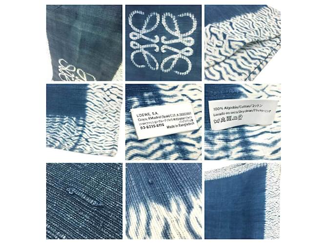 Stola in cotone Loewe in indaco Blu - vista 3