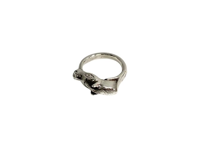Ring Hermès Bague Cheval HERMES Argenté - vue 4