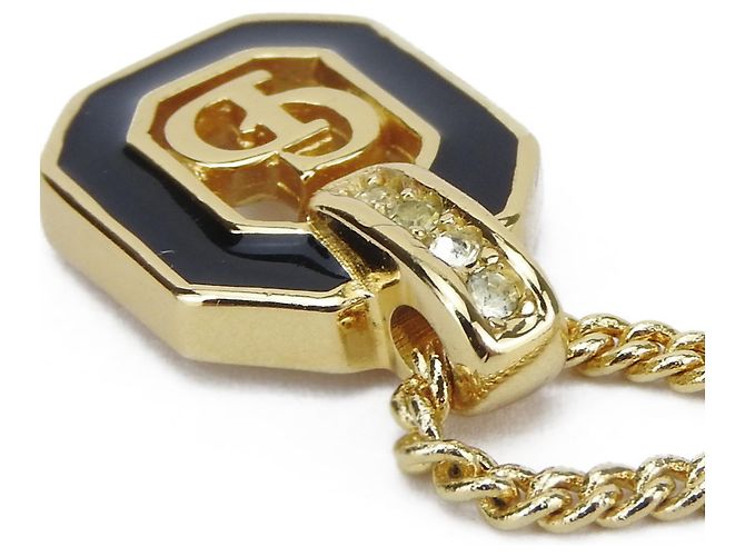 Collana in strass nera e dorata Christian Dior Nero D'oro - vista 4