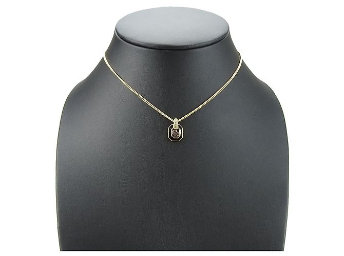 Collana in strass nera e dorata Christian Dior Nero D'oro - vista 9