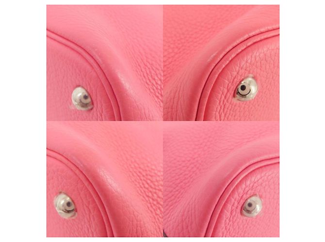 Hermès Borsa Hermes Bolide 31 in Rosa Azalee - vista 10