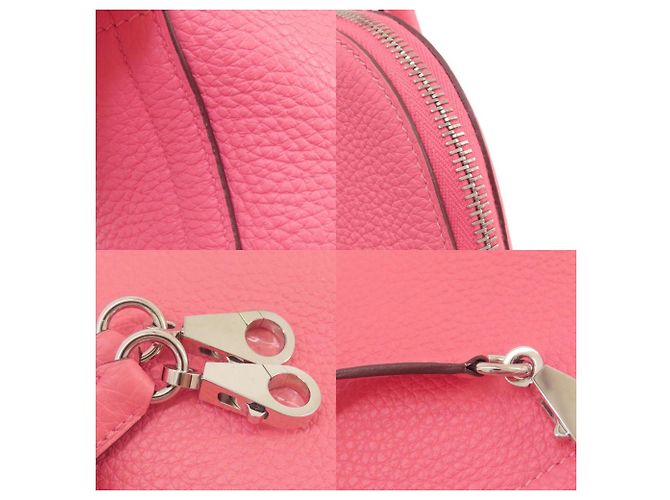 Hermès Borsa Hermes Bolide 31 in Rosa Azalee - vista 9