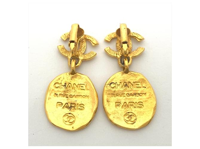 Orecchini Clip Piastra Chanel Coco Mark Cambon - vista 4