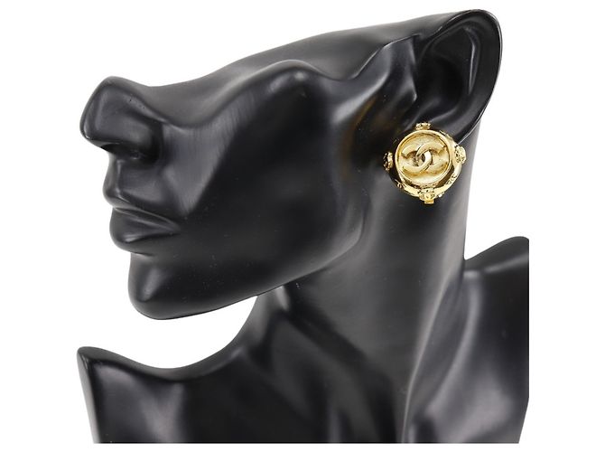 Orecchini a clip placcati in oro Chanel D'oro - vista 2