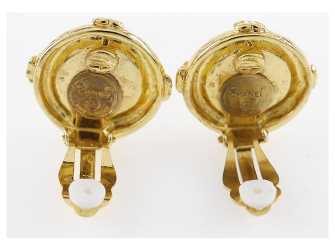Orecchini a clip placcati in oro Chanel D'oro - vista 4
