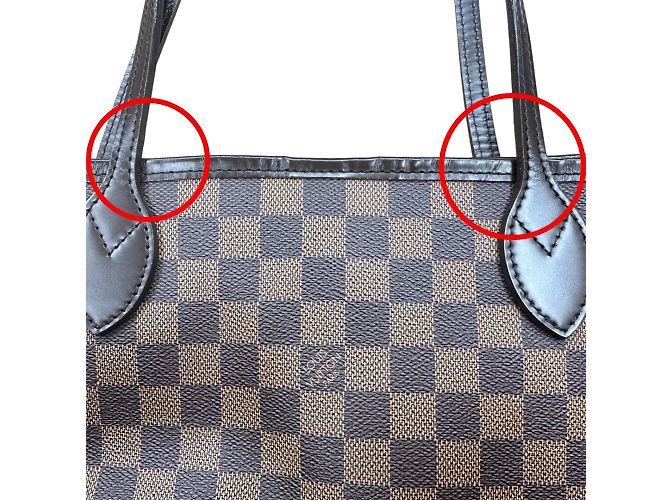 Damier-Canvas Tote Bag von Louis Vuitton Braun - Ansicht 11