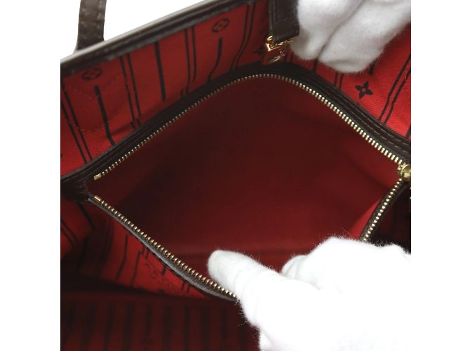 Damier-Canvas Tote Bag von Louis Vuitton Braun - Ansicht 13