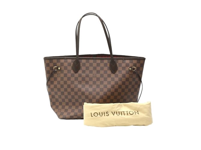 Damier-Canvas Tote Bag von Louis Vuitton Braun - Ansicht 16