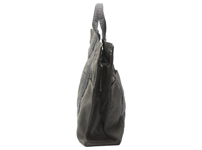 Hermès Her Line Canvas Tote Bag Braun - Ansicht 3