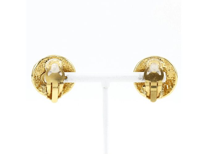 Orecchini a clip placcati oro Chanel - vista 3