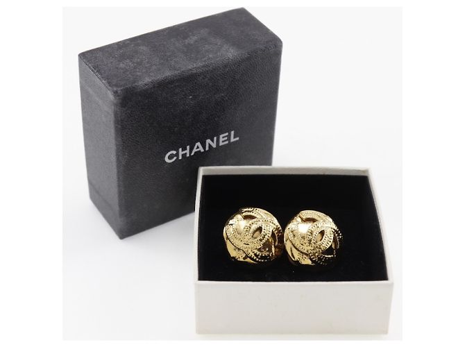 Orecchini a clip placcati oro Chanel - vista 9
