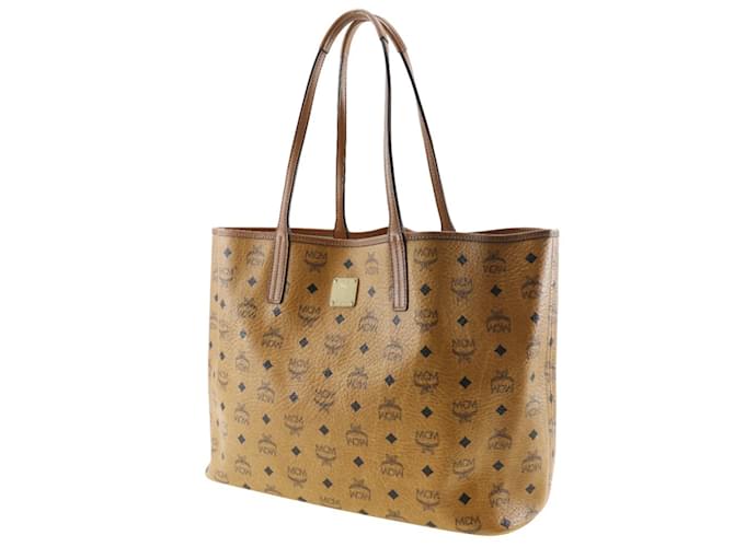 MCM Monogramm Canvas Tote Bag Braun - Ansicht 2