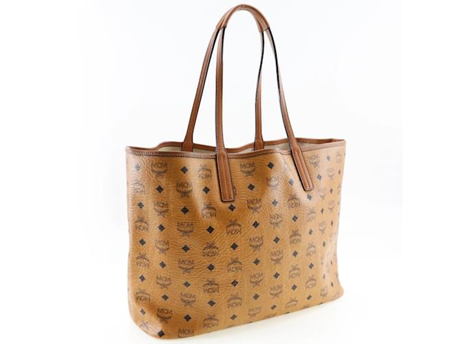 MCM Monogramm Canvas Tote Bag Braun - Ansicht 3