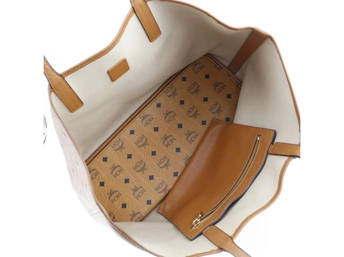 MCM Monogramm Canvas Tote Bag Braun - Ansicht 6