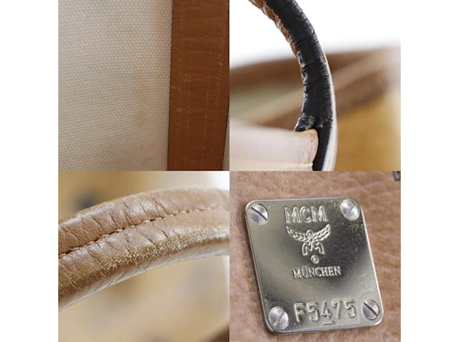 MCM Monogramm Canvas Tote Bag Braun - Ansicht 8
