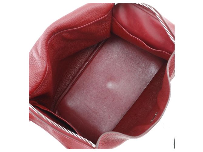 Hermès Borsa Hermes Lindy in pelle Taurillon Clemence rossa Rosso - vista 6