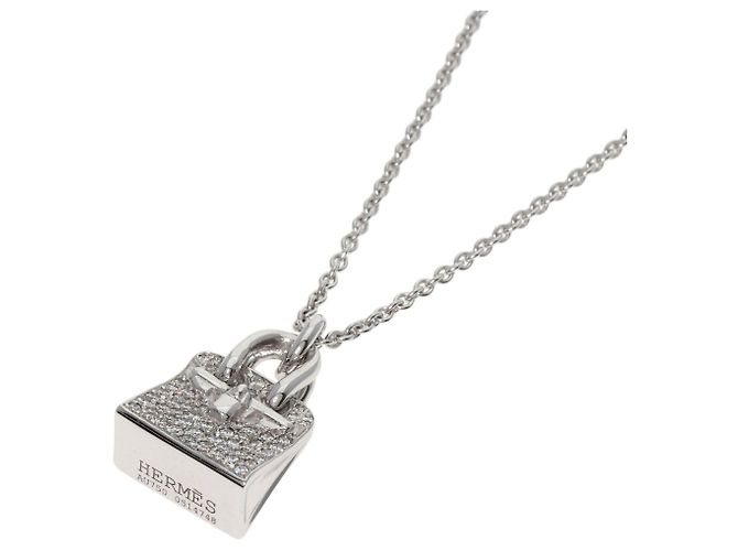 Hermès Hermes Amulett Birkin Diamant Halskette - Ansicht 9
