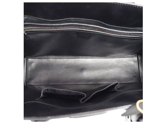 Borsa tote in pelle nera Gucci - vista 10