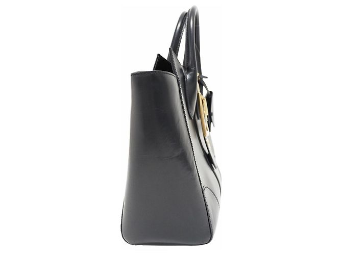 Borsa tote in pelle nera Gucci - vista 2