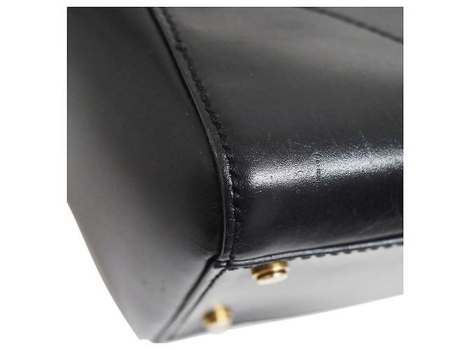 Borsa tote in pelle nera Gucci - vista 4