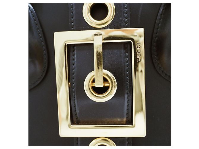 Borsa tote in pelle nera Gucci - vista 5