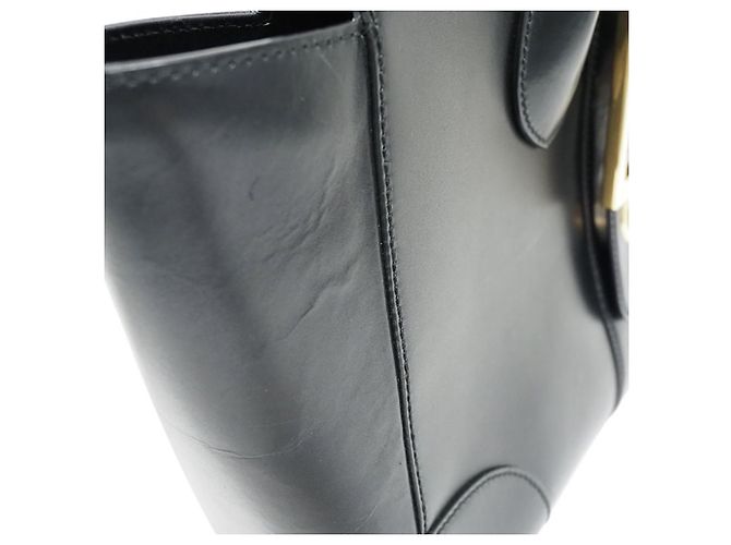 Borsa tote in pelle nera Gucci - vista 6