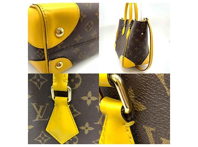 Borsa Phoenix PM Louis Vuitton Marrone Giallo Monogramma - vista 3