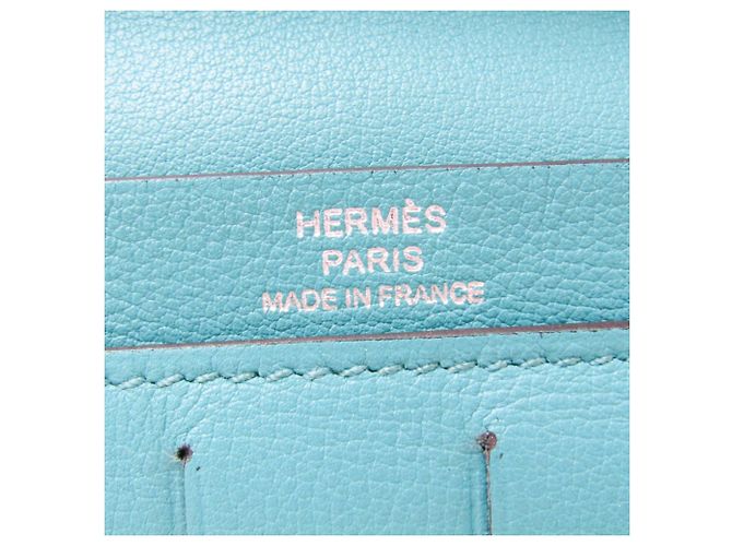 Silk In Hermès Cartera bi-fold de seda twill verde Hermes Citizen - vista 10