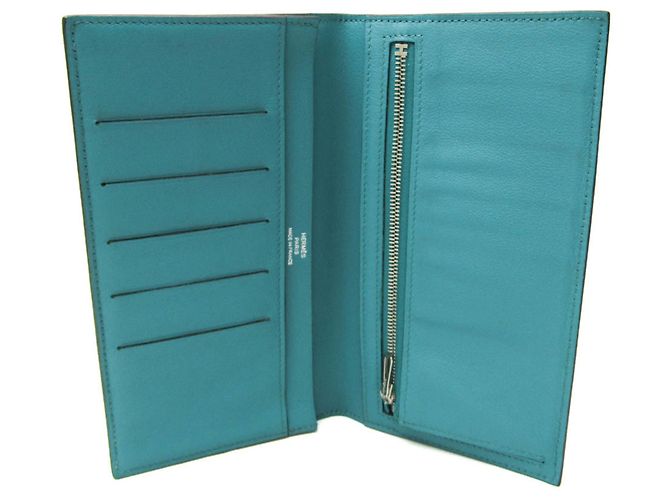Silk In Hermès Cartera bi-fold de seda twill verde Hermes Citizen - vista 3