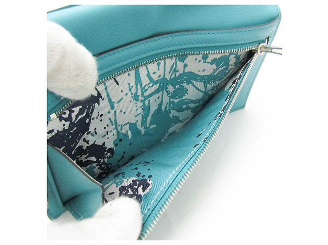 Silk In Hermès Cartera bi-fold de seda twill verde Hermes Citizen - vista 4