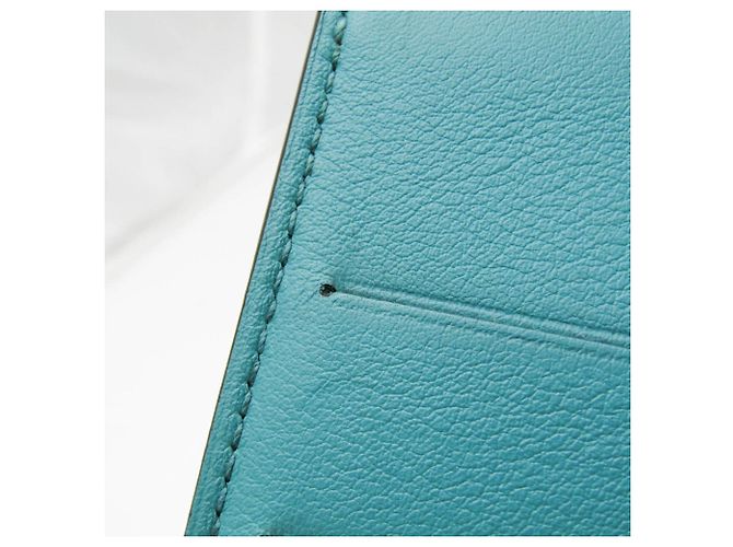 Silk In Hermès Cartera bi-fold de seda twill verde Hermes Citizen - vista 7