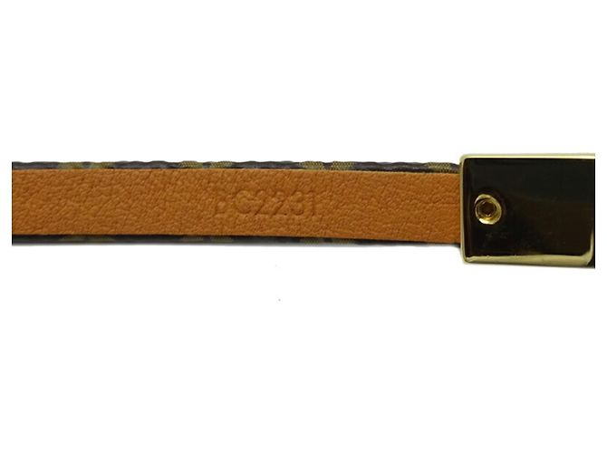 Bracciale Charm Monogramma Louis Vuitton Marrone - vista 6