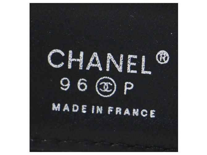 Chanel Vintage schwarze Leder-Gürtel - vista 3