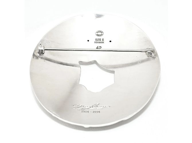 Spilla a corona floreale Georg Jensen #42 - vista 4