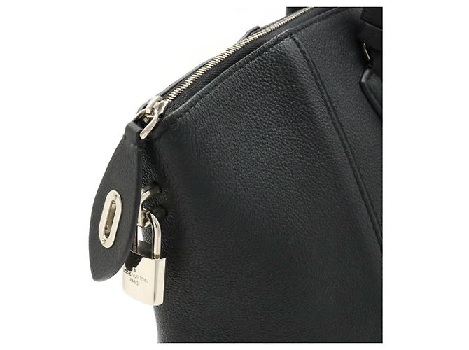 Borsa Tote Louis Vuitton Parnassus Lockit PM Nero - vista 7