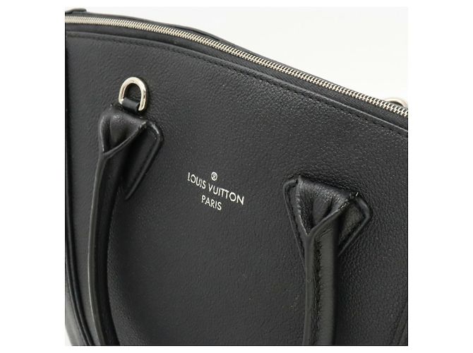 Borsa Tote Louis Vuitton Parnassus Lockit PM Nero - vista 8