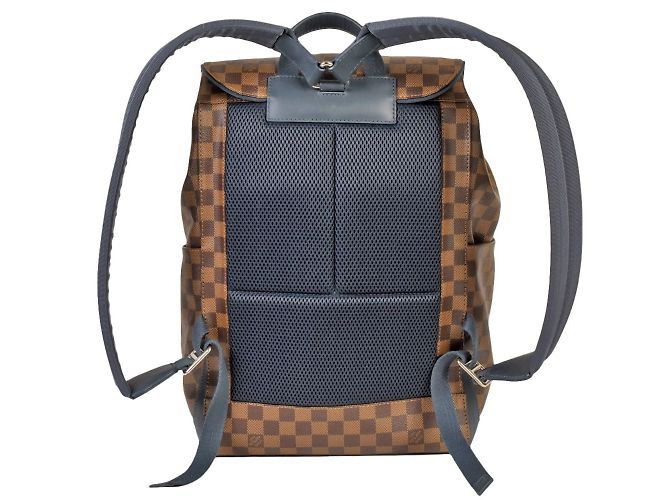 Zaino Runner Damier Ebene Louis Vuitton - vista 3