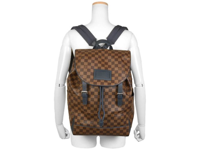Zaino Runner Damier Ebene Louis Vuitton - vista 7