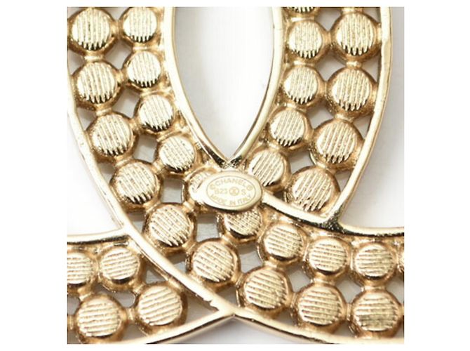 Spilla in strass dorato Chanel D'oro - vista 5