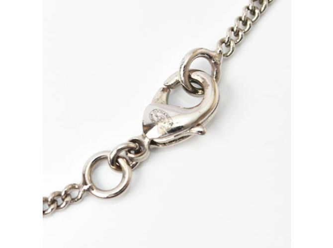 Collana Pendente in Argento con Strass Chanel - vista 6