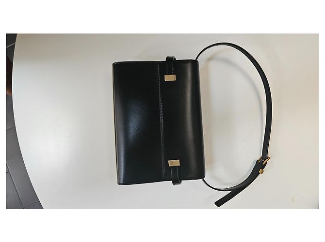 Saint Laurent Manhattan Small Beige Leather Handbag - view 2