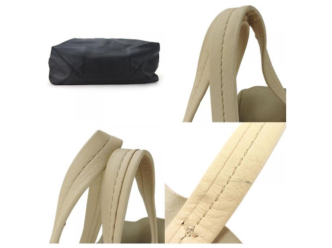 Cabas Céline Borsa tote orizzontale Celine Nero Beige - vista 4