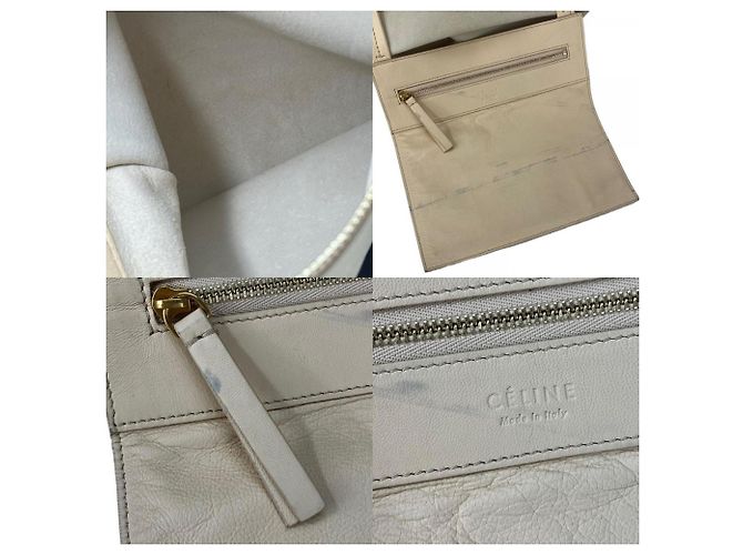Cabas Céline Borsa tote orizzontale Celine Nero Beige - vista 7