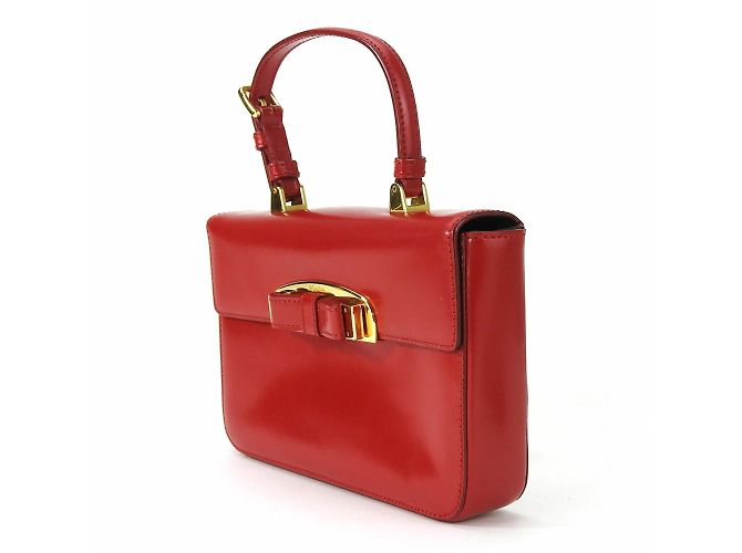 Borsa Prada BN1670 in pelle di vitello ROSSO - vista 2