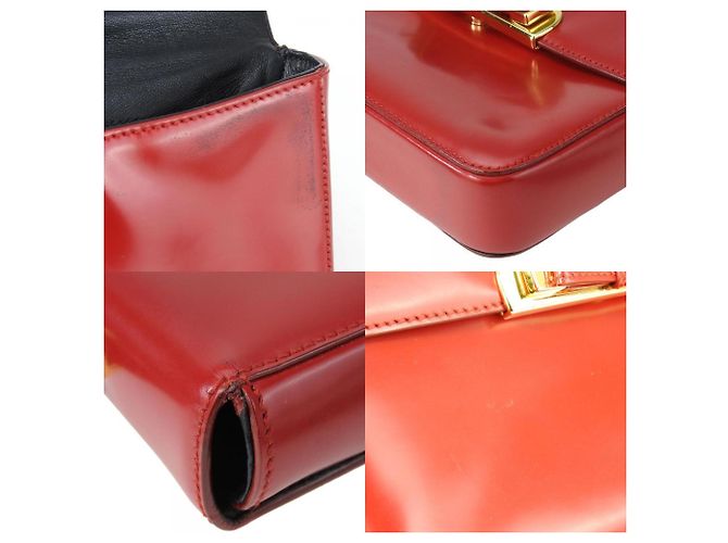 Borsa Prada BN1670 in pelle di vitello ROSSO - vista 7
