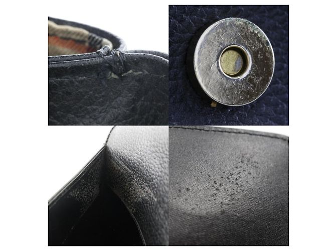 Borsa a spalla in pelle nera Burberry Nero - vista 7
