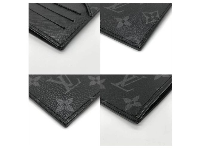 Louis Vuitton Monogram Eclipse Card Case Black - view 3