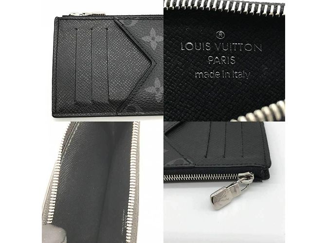 Louis Vuitton Monogram Eclipse Card Case Black - view 4
